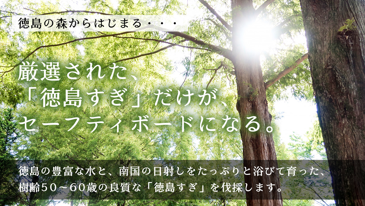 「TOKUSHIMA 板倉の家」-セフティボードの仕様